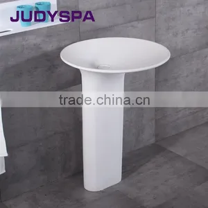 Solid Stone Sink Wash Basin Freestanding BA2008 thumbnail-2