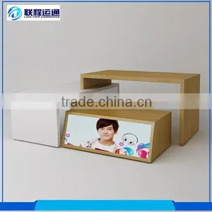 Shop Clothes Table Sets Display Stand Supermarket Wooden Shelf thumbnail-2