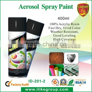 Hight Heat Resistant Organic Silicone Acrlylic Resin Aerosol Spray Paint(ROHS,REACH) thumbnail-1