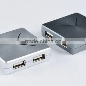Wholesale Ultra-Mini Plastic Casing 480MBPS 4-port USB 2.0 HUB, Good for Gifts thumbnail-3