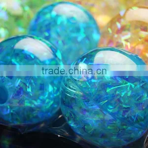 Funny Cool Children's Toys Lead Crystal Elastic Ball Flash Bouncing Ball With Cute Small Fish thumbnail-3