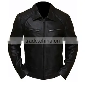 Captain America Costume Leather Jacket,2015 New Arrival Fashion Mens Winter Leather Jackets,2015 High Quality Mens Pu Leather Wa thumbnail-2