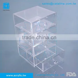 Home Design Decoration Acrylic Organizer Storage Box thumbnail-2