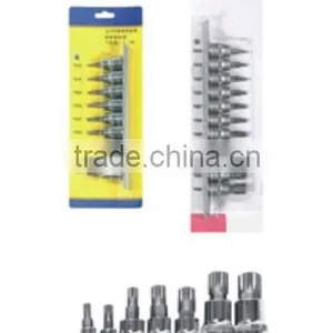 1/4" &3/8" &1/2" Dr. Bit Socket Set thumbnail-1