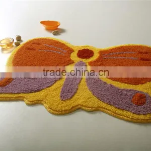 New Design Polyester Butterfly Bedroom Rugs thumbnail-2