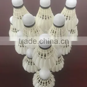 Topest Class Best Hand Feeling Goose Feather Badminton Shuttlecock Quality AS 50 for Tournament Badminton Shuttlecock thumbnail-5