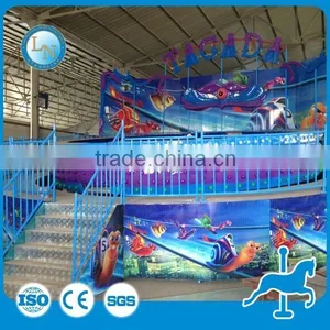 High Quality China Supplier Amusement Park Fairground Rides Disco Tagada Turntable for Sale thumbnail-2