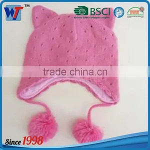 Custom Cotton Slouchy Embroidery for Kids Red Knit Cap for Sale thumbnail-5