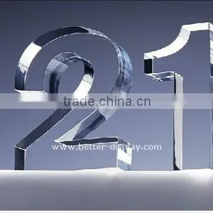 Custom Clear Acrylic Cut Sign Letters and Numbers thumbnail-1