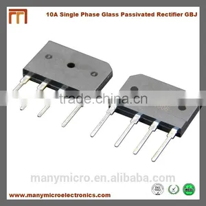 10A 50V-1000V Single Phase Glass Passivated Bridge Rectifier GBJ1006 thumbnail-4