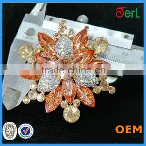 Korean Brooch,crystal Brooch,Rhinestone Brooch thumbnail-2