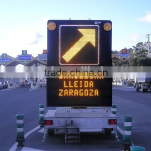 New Products 2016 Advertising VMS Trailer ,Outdoor Traffic Full Color Led Advertising Digital Display Board C Size 2560X1600mm thumbnail-3