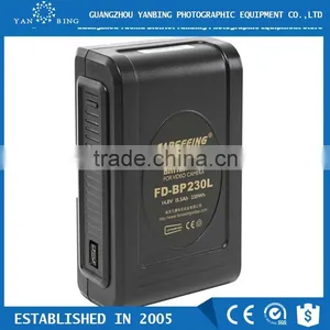 Professional Broadcast Battery BP-230 15500mAh Five-level LED Display V Mount Battery for Camcorder thumbnail-1