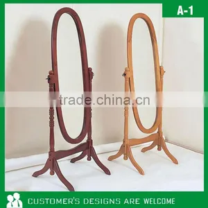 Wooden Bedroom Cheval Dressing Mirror thumbnail-4