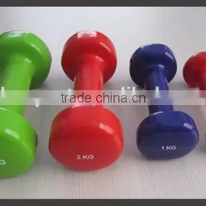 Fashion Colorful Fitness Dumbbell Color Vinyl Coated Dumbbell thumbnail-1