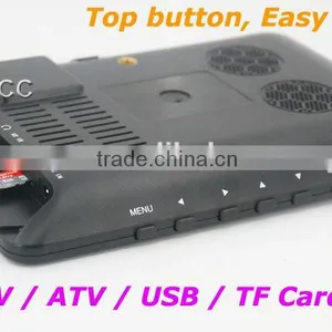 Analog TV DTV900- DVBT2 9 Inch Lcd tv Antenna USB TF Mp5 Digital Player Drivers thumbnail-3