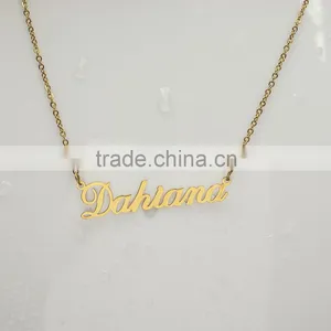 Hotselling Stainless Steel Laser Cut Floating Name Pendant Necklace thumbnail-4