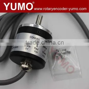 ISC3806 6mm 360ppr ABZ Phase 5V 12V Push Pull Bottom Outlet Solid Shaft Incremental Rotary Encoder Elevator Weight Sensor thumbnail-1