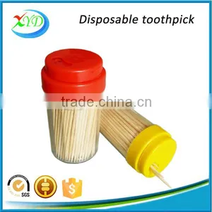 200 Piece Plastic Jars Packaging Wooden Tooth Pick thumbnail-4