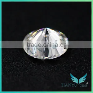 Pure White D E F Color Clarity Vvs 0.7mm to 8mm Round Brilliant Cut Synthetic Moissanite Stones thumbnail-3
