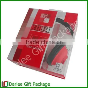 Wholesale Clear Plastic Window Headphone Packaging Box thumbnail-3