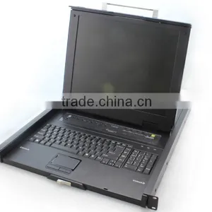 EDNSE 19inch Rack 1u LCD KVM Monitor thumbnail-3