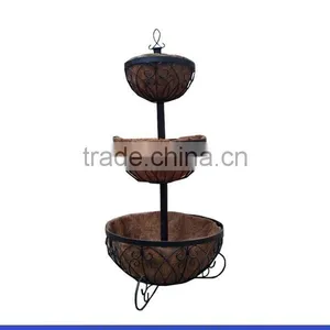 Wire Flower Basket /Metal Wire Flower Basket /Hanging Wire Flower Basket thumbnail-5