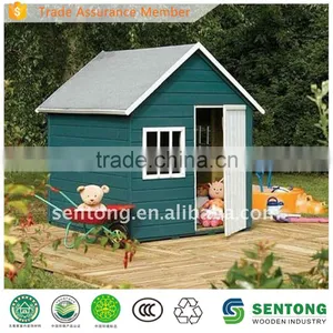 2016 Kids Outdoor Wooden Playhouse thumbnail-1