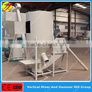 Vertical Type Factory Supply Poultry Livestock Feed Grinder Blender Machine in China thumbnail-1