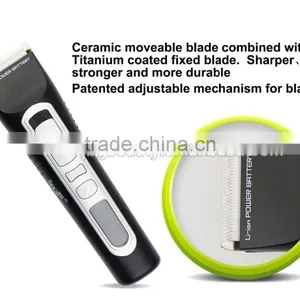 Wholesale Barber Supplies Hair Salon Tools Equipment LCD Salon Electric Hair Clippers With CE Certification thumbnail-3