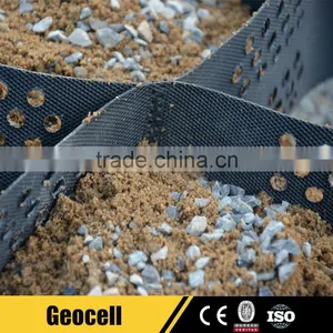 HDPE Plastic Grass Protection Mesh Gravel Stabilizer Geocell Retaining Green Wall thumbnail-1