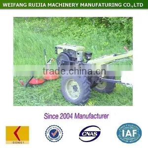 Diesel Radiator / Water-cooled Walking Tractor With Lawn Mower for Sale, Cheap Price Field Mower, Lawn Mower Tractors ! thumbnail-1