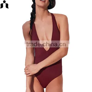 2016 OEM One -piece Bathing Suits ,lady Swim Wear thumbnail-1