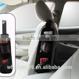 Universal Nylon Car Seat Side Multi Pockets Storage Bag/Car Interior Seat Cover Hanging Bags With Storage Pockets Seat Bag thumbnail-1