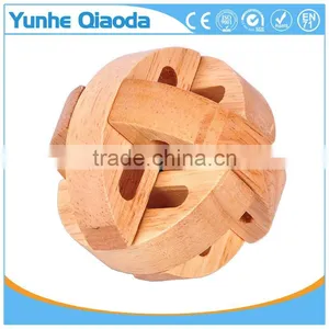 Intelligence IQ Puzzle Magic Cube Brain Teaser Kongming Wooden Lock Toys thumbnail-5