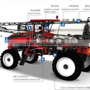 High Clearance Tank Capacity 3000L 3500L 4500L Self Propelled Boom Sprayer With GPS Auto Driving thumbnail-2