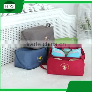 Popular Mini Portable Drawstring Polyester Material Custom Hanging Travel Toiletry Bag thumbnail-2