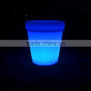 E27 LED Lamp Flower Vase/ Large Size Led Lighting Planter Pot thumbnail-5