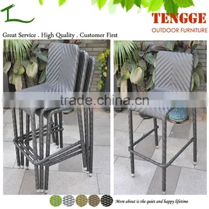 Patio Sense All Weather Wicker 7 Piece Bistro Bar Set thumbnail-3