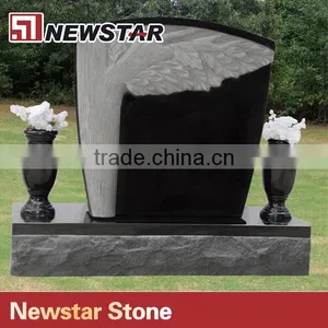 Newstar European Style Natural Granite Carved Tree Headstone thumbnail-5