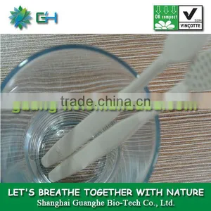 100% Compostable PLA Hotel Toothbrush and Toothpaste in One thumbnail-1