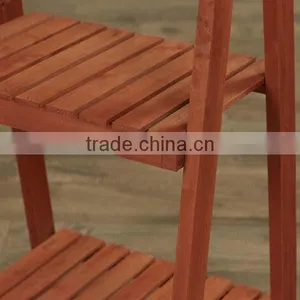 Folded Flower Stand , Wooden Plants Stand thumbnail-3