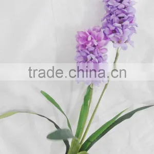 SJ13001009 Guangzhou Factory Wholesale Hyacinth Flower/fabic Silk Flower Hyacinthus thumbnail-4