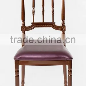 Wholesale Quality Stackable Aluminum Fancy Royal Wedding Chair QL-D907 thumbnail-2