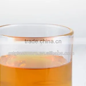 Machine Made Clear Insulated Glass Expresso Coffee Cups thumbnail-3