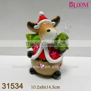 Ceramic Christmas Decoration Led Light thumbnail-1