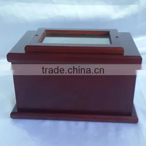 Beloved Wooden Cremation Urn With Photo Frame thumbnail-1