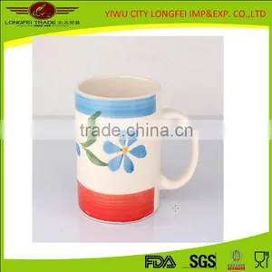 2015 New Design Hot Selling Colorful Ceramic Coffee Cup With Handle for Drinking thumbnail-6