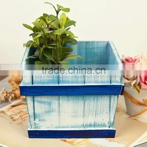 New Style Wooden Flower Pot for Home Decoration thumbnail-1