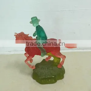 Polyresin Ride a Horse Statue thumbnail-2